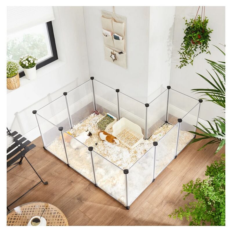 Skecten - Enclos pour Animaux Enceinte intérieure Extensible Petits Animaux 143x71x47 cm