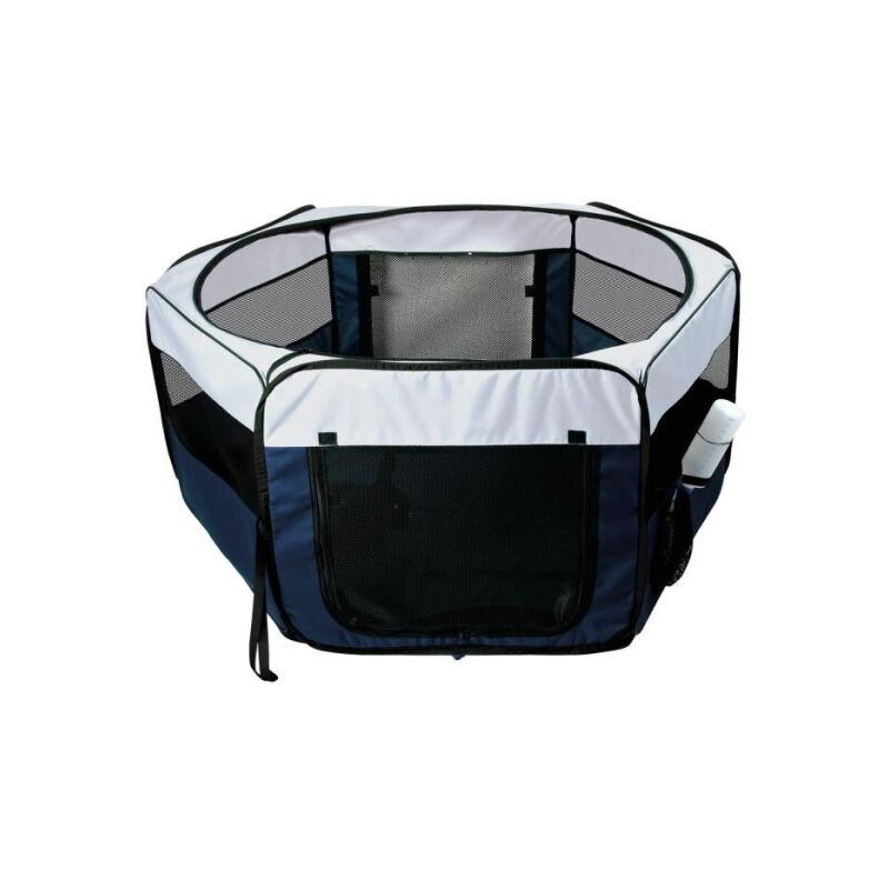 Trixie - Enclos avec filet/base ø 130 × 55 cm - Turquoise / Gris clair