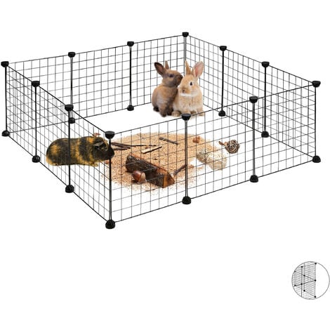 Cage extérieur lapin Enclos animaux Parc lapin à monter soi-même