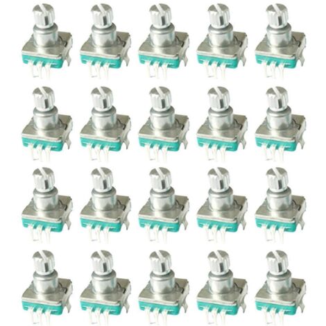 Encodeur rotatif 360 degrés EC11 avec bouton-poussoir 5 broches 20 positions