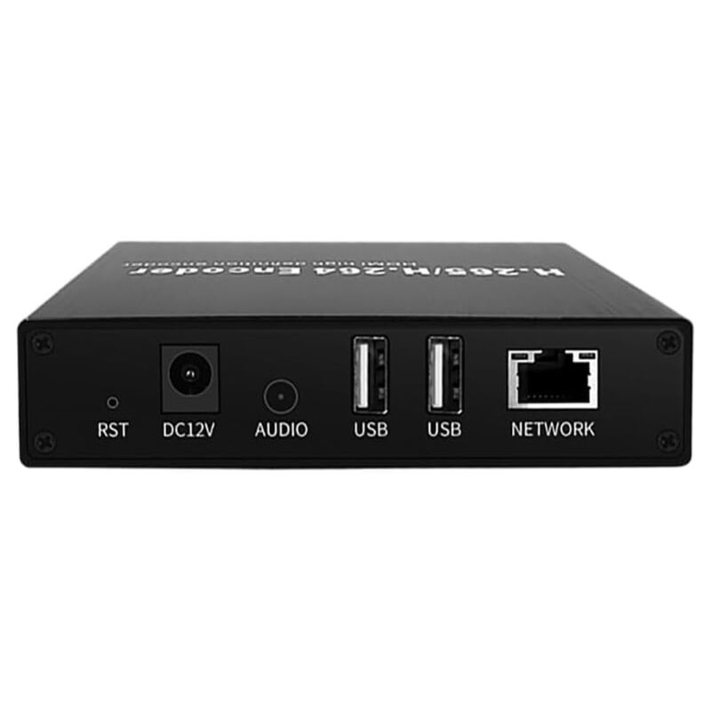 Encodeur vidéo H.265 4K HDMI, HDMI vers IP, Double USB 2.0 pour Enregistrement, Boucle HDMI, Compatible with ONV/HK, Diffusion en Direct pour