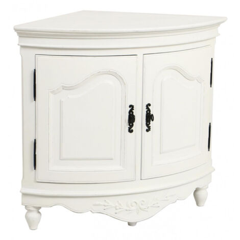 Encoignure basse - MDF - Blanc - Interior's
