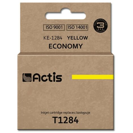 Encre Actis KE-1284 (remplace Epson T1284 Standard 13 ml jaune)