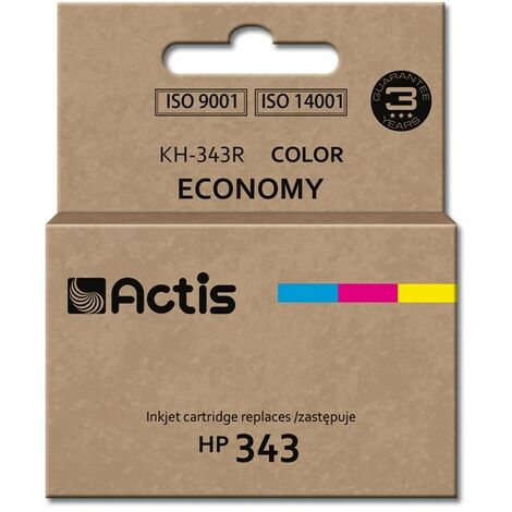 Encre Actis KH-343R (remplace HP 343 C8766EE Standard 21 ml couleur)