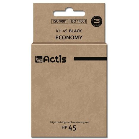Encre Actis KH-45 (remplacement pour HP 45 51645A Standard 44 ml noir)