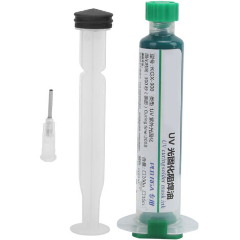 Encre de masquage UV verte pour soudure de circuits imprimés - KGX-900 (10cc)