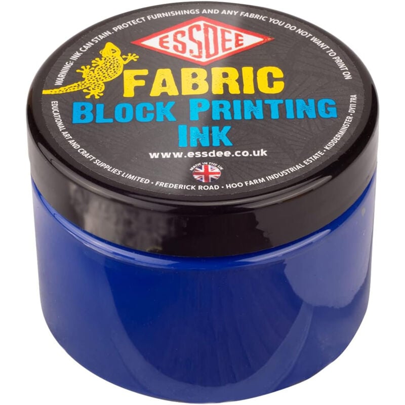 Encre Essdee pour impression sur tissus, peinture textile BLEU 150ml