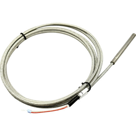 Enda Temperatursensor K1-PT100-6x60-2M  Fühler-Typ Pt100 Messbereich Temperatur-50 bis 400 °C  Kabel