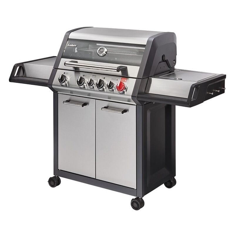 Barbecue - ENDERS - Monroe Pro 4 SIK Turbo - 6 br&ucirc;leurs dont 1 Turbo Zone - Gris