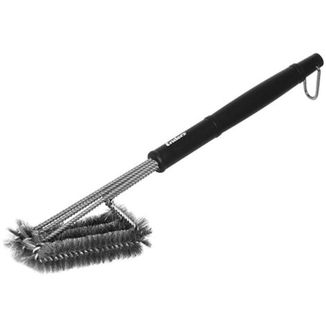 ENDERS - Brosse pour Barbecues Premium - Accessoires Entretien BBQ - Brosse de nettoyage en inox - Rectangulaire - Pour grille de barbecue