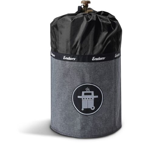 Enders - Copertura per bombola Style 11 kg- Nero - Misura L - Contro le intemperie 5117