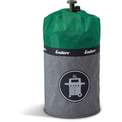 Enders - Copertura per bombola Style 5 kg- Verde - Misura S - Contro le intemperie 5119