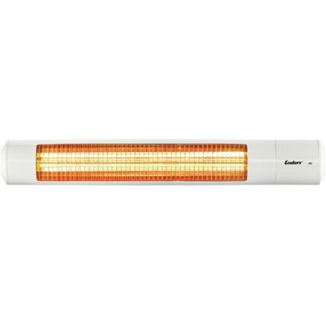 Enders Oxeo White - Riscaldatore elettrico da parete ad infrarossi con 3 livelli di calore - Fino a 2 kW - Bianco