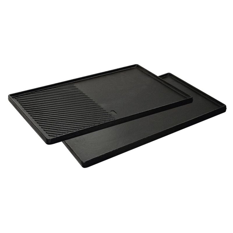 Enders - Plancha-Grill réversible 1/2 en Fonte - Pour Barbecues monroe pro 4 et boston 4+6