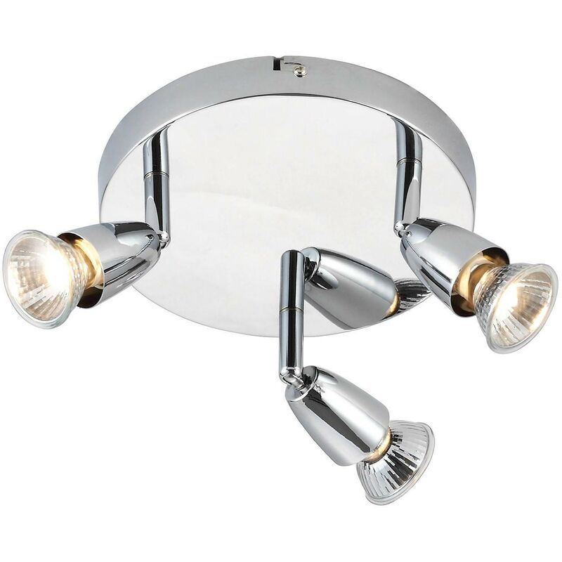 Amalfi - 3 Light Adjustable Spotlight Chrome, GU10 - Endon