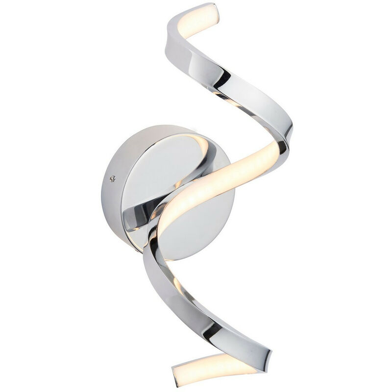 

Endon Astral Aplique de baño LED integrado moderno cromado, blanco cálido, IP44