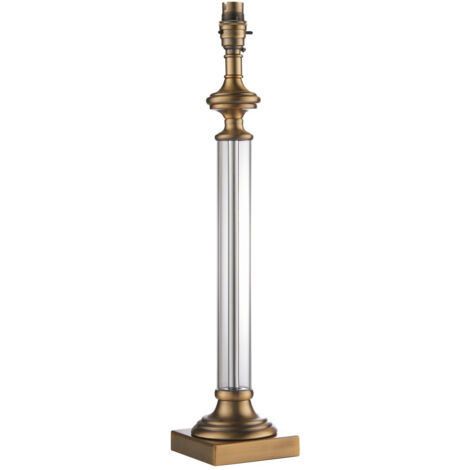 Endon Avebury Lampe de table avec base uniquement, laiton antique