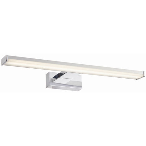 Endon Axis - Polypropylène givré par mur de salle de bains de lumière de LED 1, plastique IP44 d'ABS de chrome