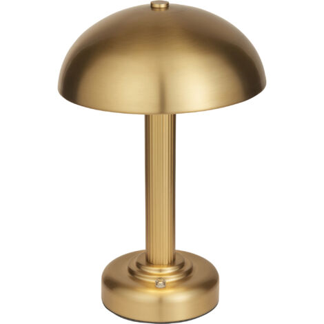 Endon Bridport Rechargeable Lampe de table en laiton chaud, 1 LED intégrée