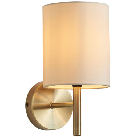 Endon Brio - Applique da interno a 1 luce Ottone antico, E14