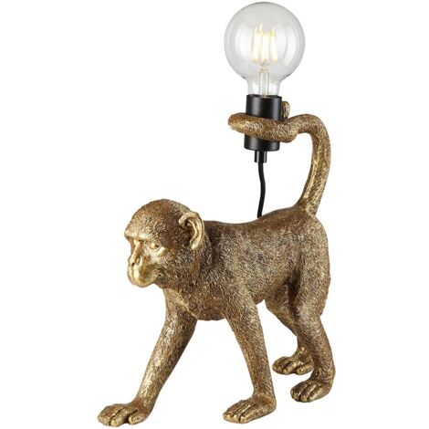 Endon Capuchin Lampada da tavolo vintage in vernice oro