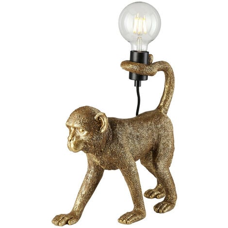 Endon Capuchin Table Lamp Vintage Gold Paint