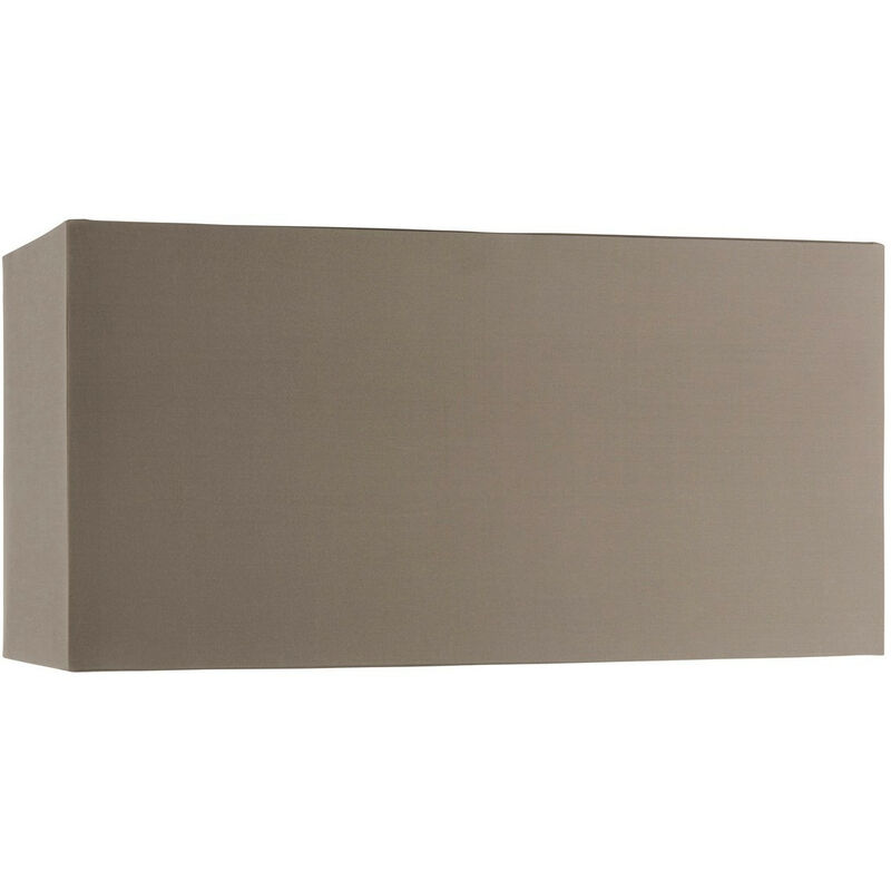 

Endon Cassier - 1 tela de seda premium color topo claro, placa de níquel brillante, E27