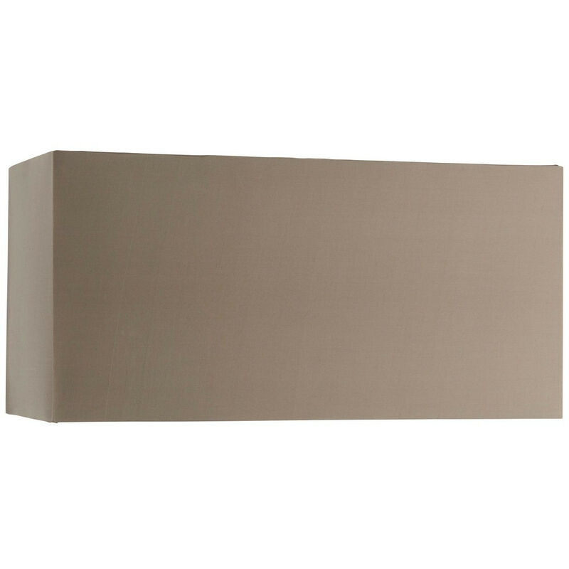

Endon Lighting - Endon Cassier - 1 tela de seda premium color topo claro, placa de níquel brillante, E27