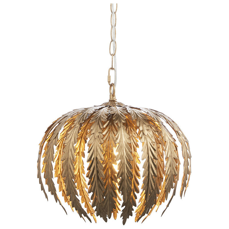 Endon Lighting - Endon Delphine Decorative Gold Layered Leaf Ceiling Pendant Light
