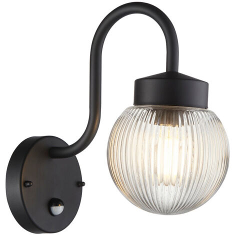 Endon Eldon Applique Globe Texturée Noir, IP44