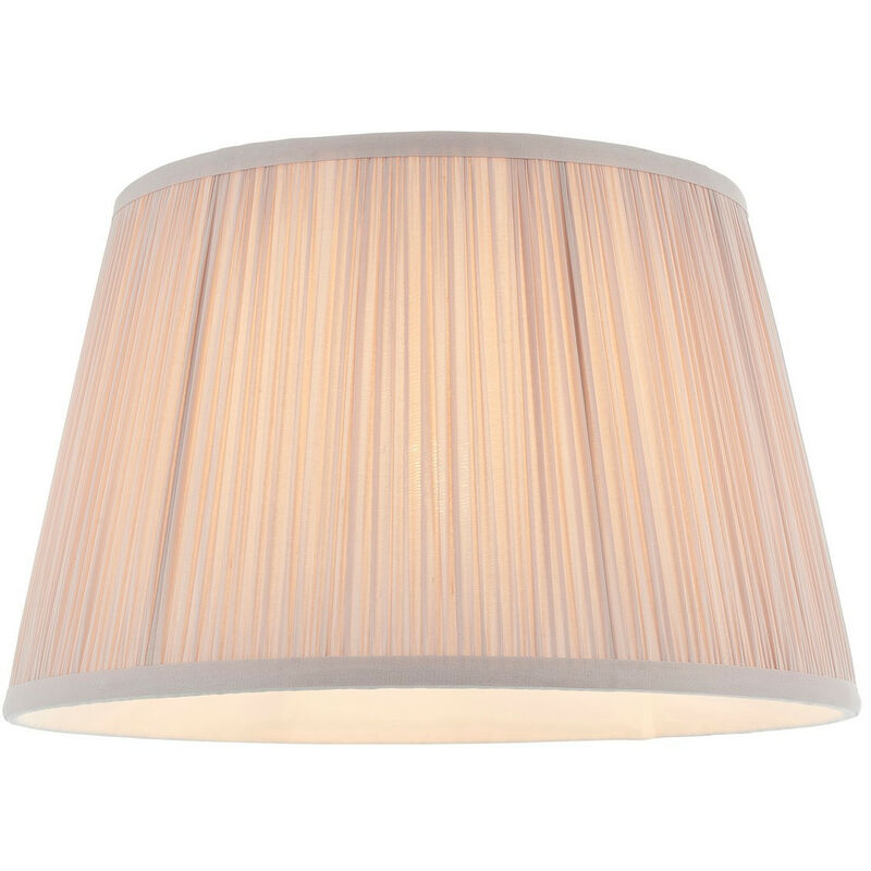 

Endon Lighting - Endon Freya - 1 tono claro de seda rosa oscuro claro, E27
