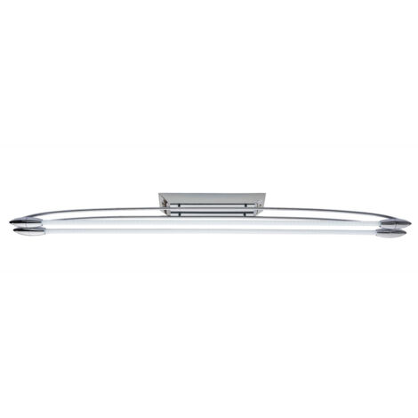 Endon Harper LED Lumière blanche froide de chrome poli de latte linéaire de LED, 3372 lumens