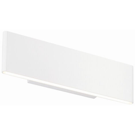 Endon Lighting Bodhi - Applique murale à LED intégrée Peinture blanche mate texturée et acrylique givré à 2 ampoules à intensité variable IP20