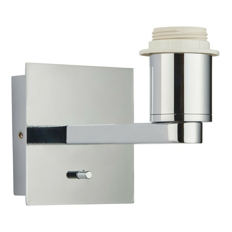 

Issac - Aplique Cromado Efecto Placa 1 Luz Regulable IP20 - E27 - Endon Lighting