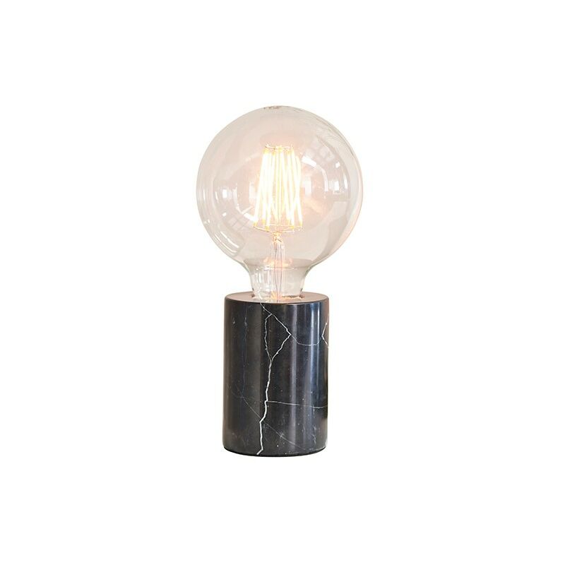 Otto - Table Lamp Black Marble 1 Light IP20 - E27 - Endon Lighting