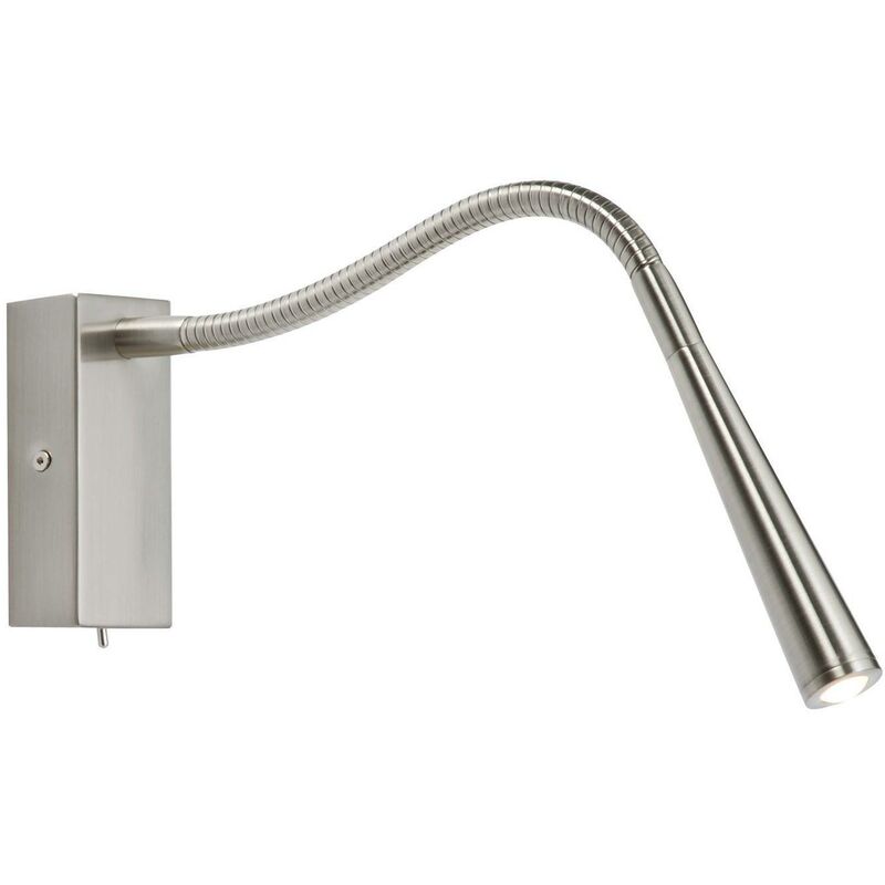 Endon - Madison - 1 Light Indoor Wall Light Brushed Chrome