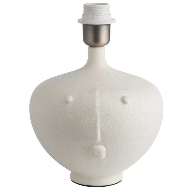 

Endon Mrs Base de lámpara de mesa de cerámica blanca mate solo con interruptor en línea - Forma de corazón