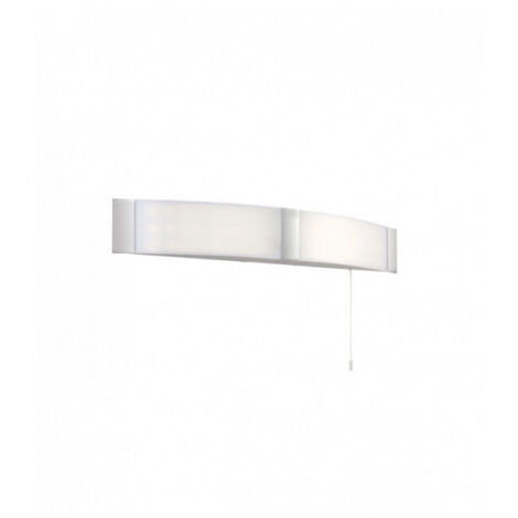 Endon Onan - Applique murale pour salle de bain Chrome, blanc opale IP44