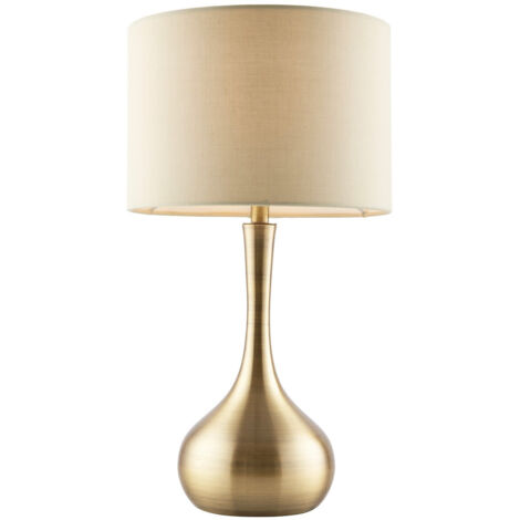 Endon Piccadilly - Lampada Touch da Tavolo Soft Brass, E14