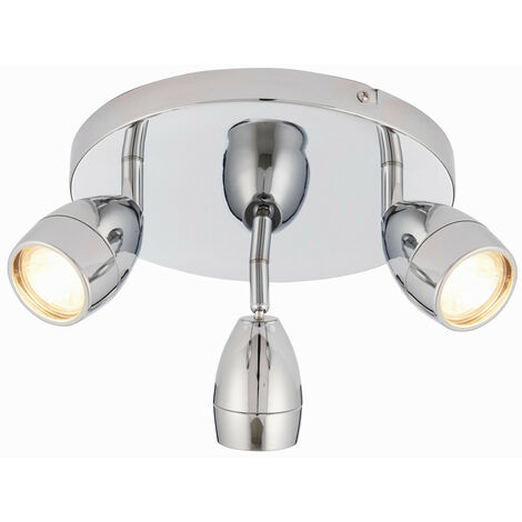 Emuca - Faretto LED per specchio da bagno, IP44, 280 mm, Tecnoplastica,  Verniciato nero : : Illuminazione