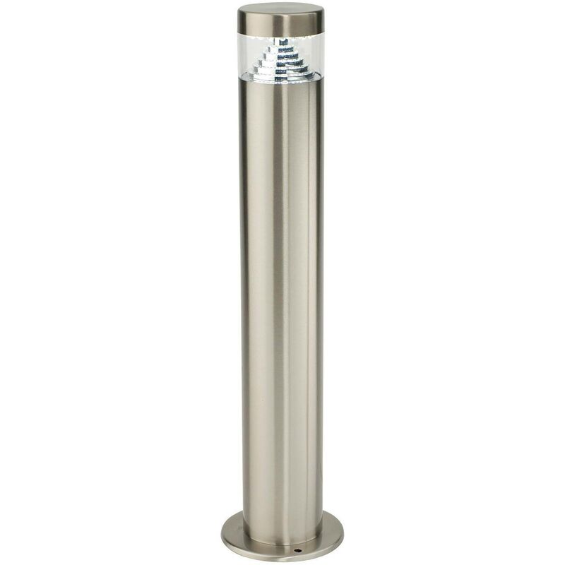 Pyramid - Outdoor Bollard Light Stainless Steel IP44 - Endon