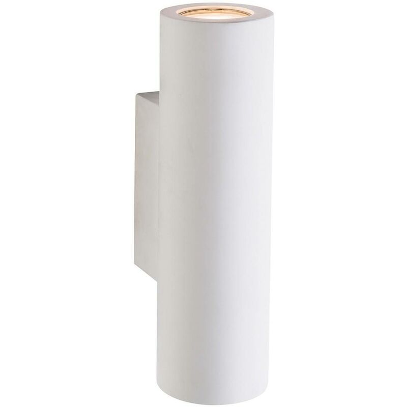Endon Lighting - Endon Salvo - 2 Light Indoor Wall Light White Plaster, GU10