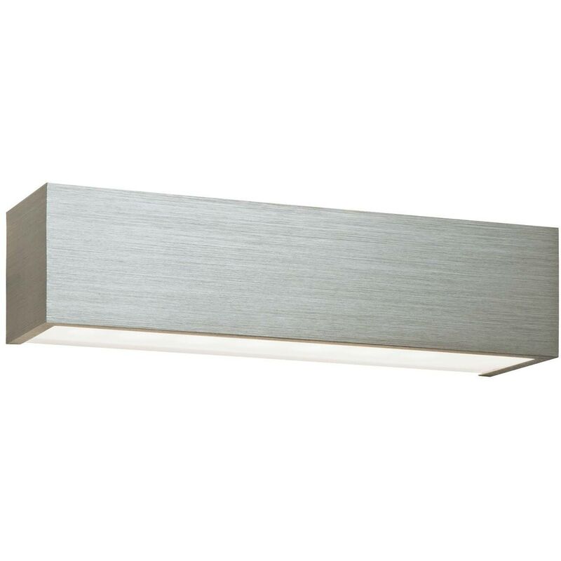 Endon - Shale - 1 Light Indoor Wall Light Brushed Silver