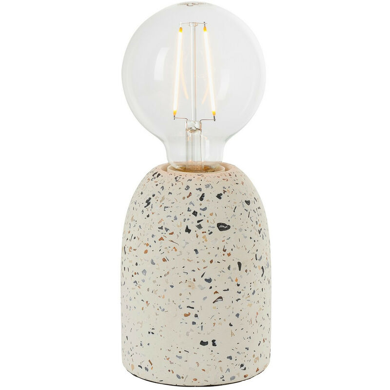 Endon - Terrazzo - 1 Light Table Light White Terrazzo (Base only), E27