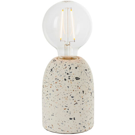 Endon Terrazzo - 1 luce da tavolo Light White Terrazzo (solo base), E27