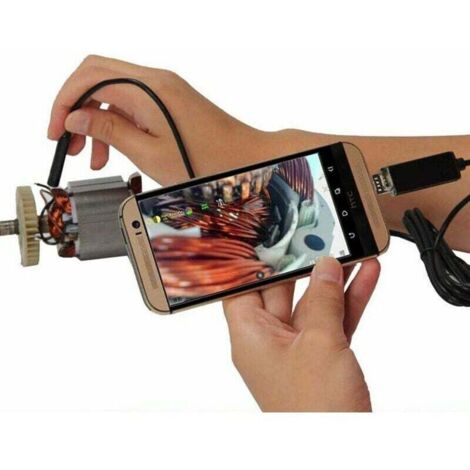 Endoscope 5.5mm 3 en 1 USB/Type-C 1200p Caméra d'inspection HD Endoscope étanche pour téléphone, tablette, PC, ordinateur de bureau (taille : 1 m)