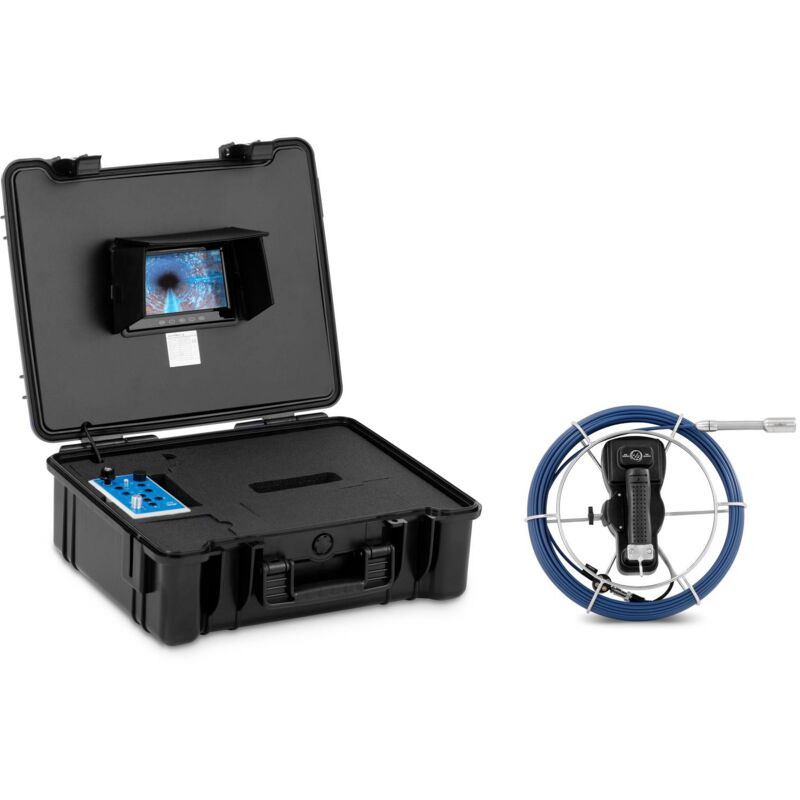 Endoscope Camera Sewer Camera Endoscope Snake Camera 30m 12 LEDs 7 Display