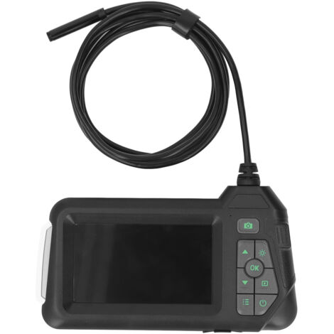 Endoscope de Voiture HD 4,3 Pouces, Caméra d'Inspection 8mm pour Moteur et Plomberie, 2m