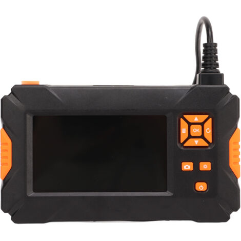 Endoscope d'inspection LCD 4,3 pouces, câble flexible 5m, caméra rotative 360° pour diagnostic et entretien technique