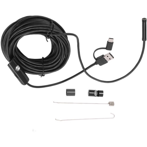 Endoscope Industriel AN100‑7 avec Caméra Serpent 7.0mm HD, Imperméable et Câble Flexible 3.5m